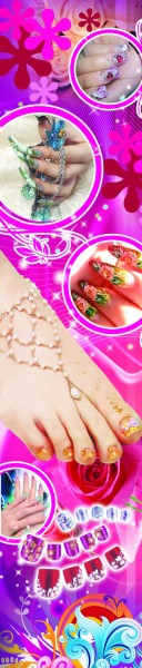 美甲海报图片