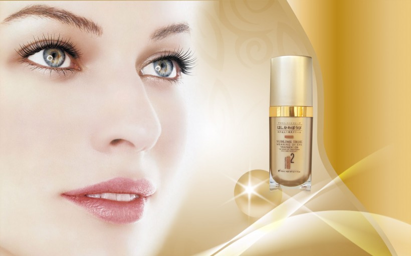 化妆品广告设计图片