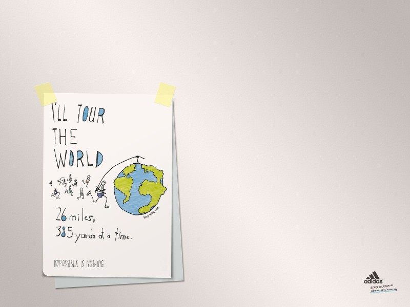 adidas广告图片