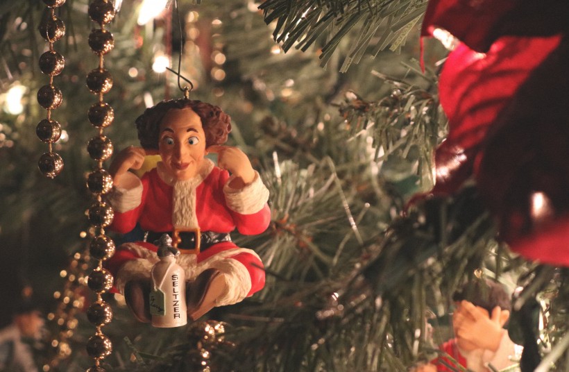 装饰精美的圣诞树图片大全