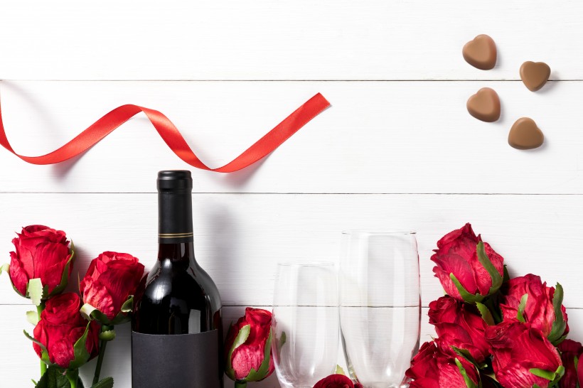 七夕情人节爱心丝带图片大全