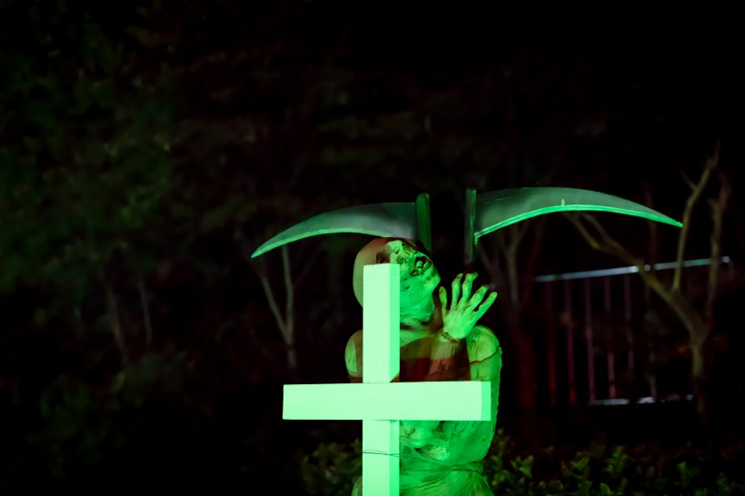 恐怖的万圣节气氛节日图片