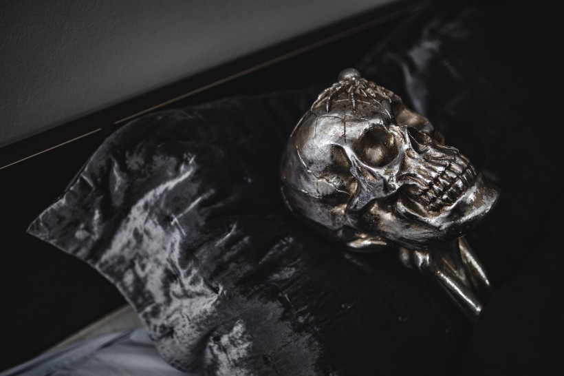 万圣节头骨装饰图片