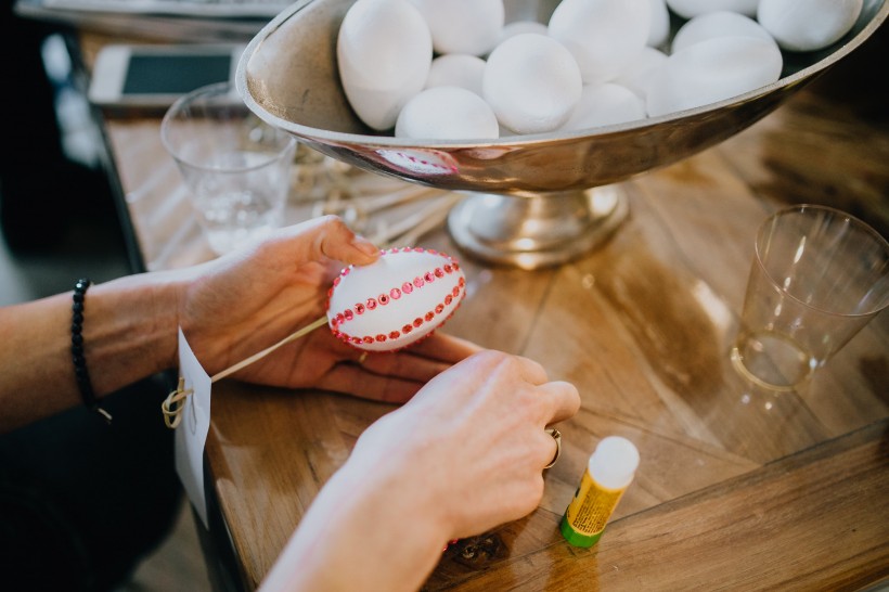 复活节彩蛋的装饰过程图片大全