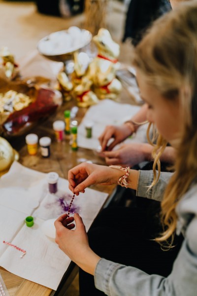 复活节彩蛋的装饰过程图片大全