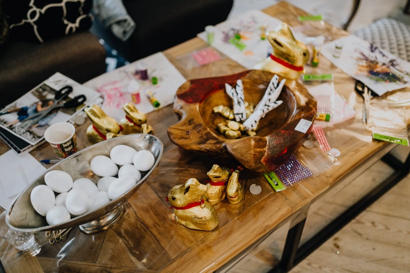 复活节彩蛋的装饰过程图片大全