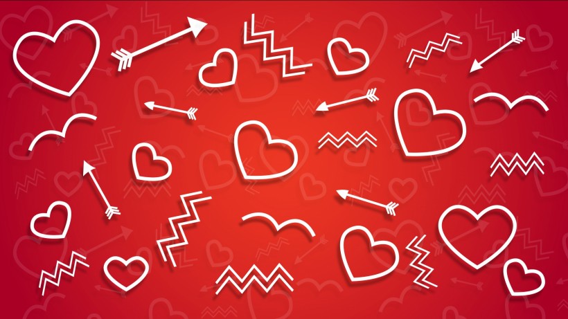 情人节爱心背景图片