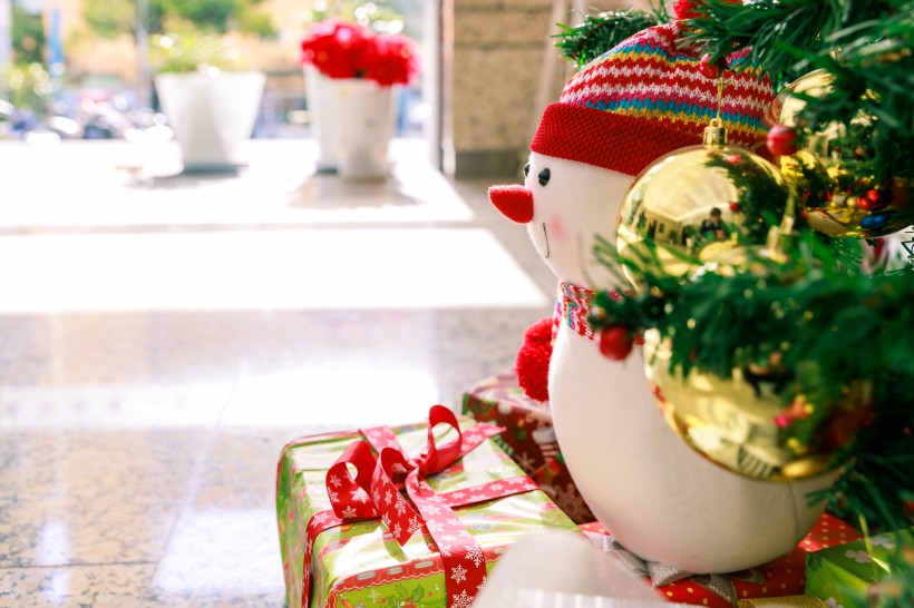 圣诞节可爱圣诞树装束图片