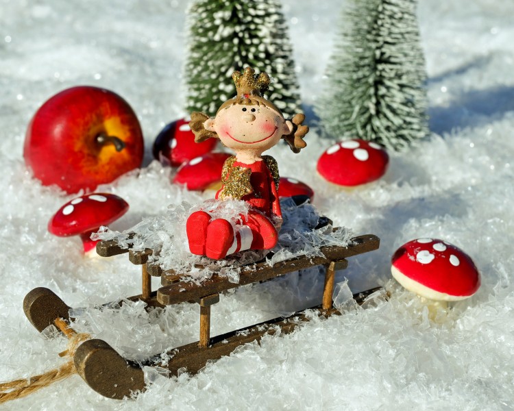 可爱的圣诞玩偶装饰图片大全