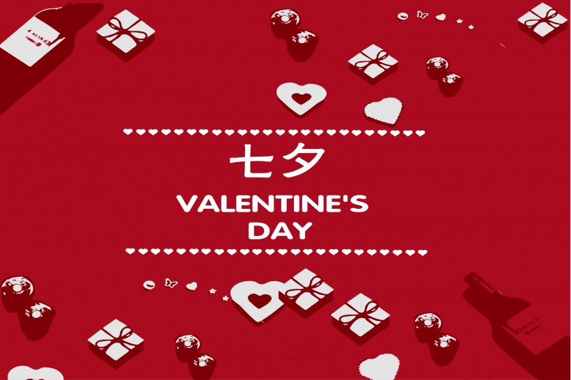 七夕爱情背景图片