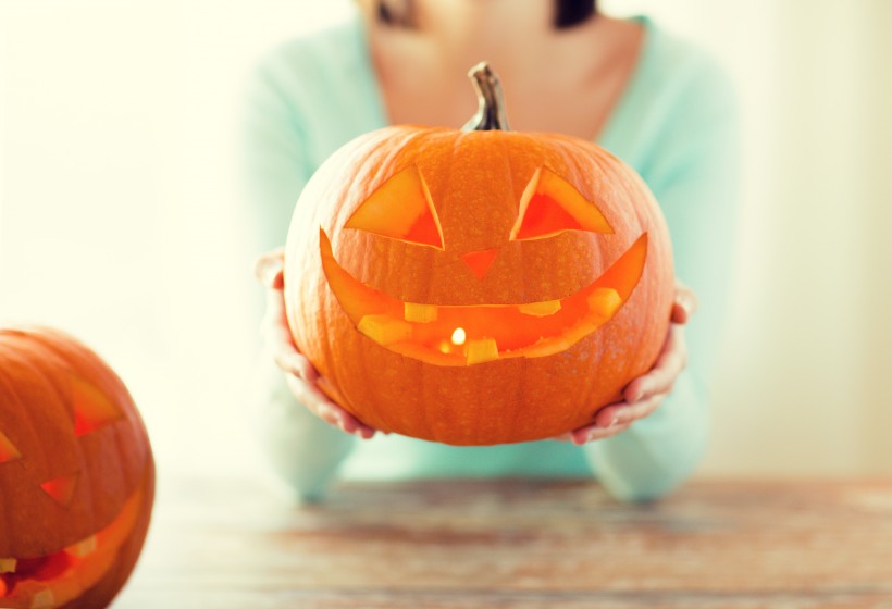 搞怪的万圣节南瓜图片