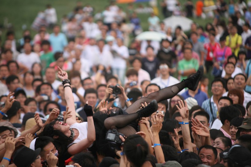 热烈的音乐节现场图片