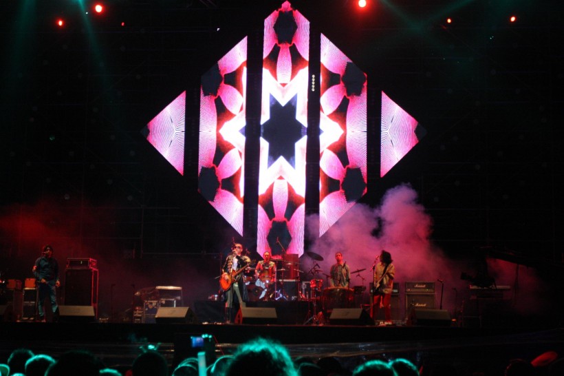 热烈的音乐节现场图片