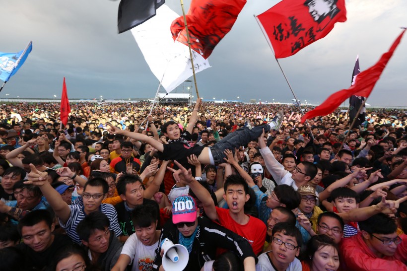 热烈的音乐节现场图片