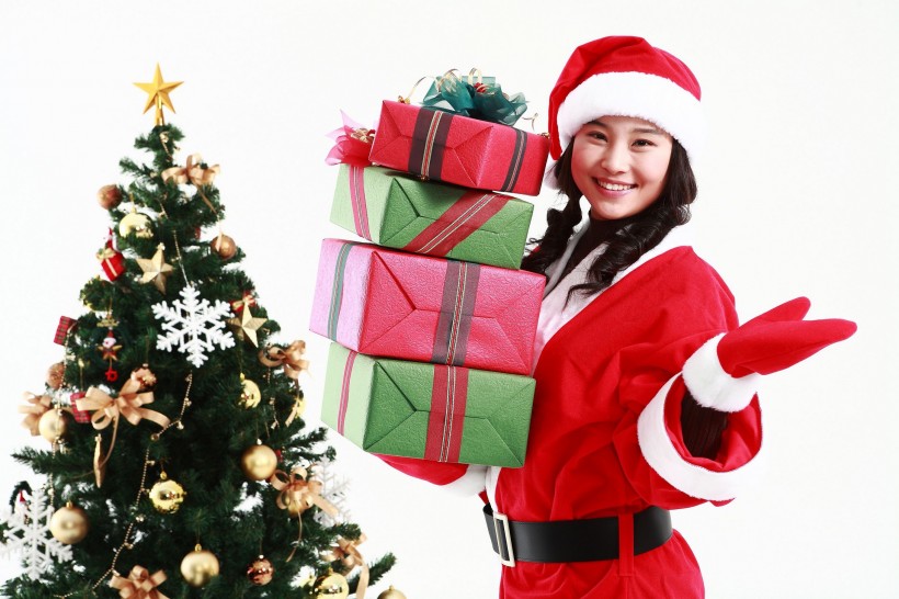 圣诞服饰装扮与礼物图片