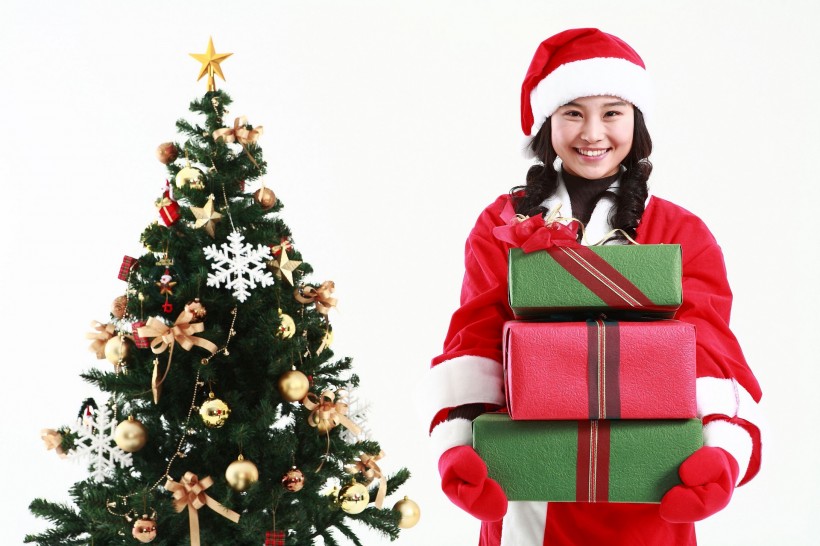 圣诞服饰装扮与礼物图片