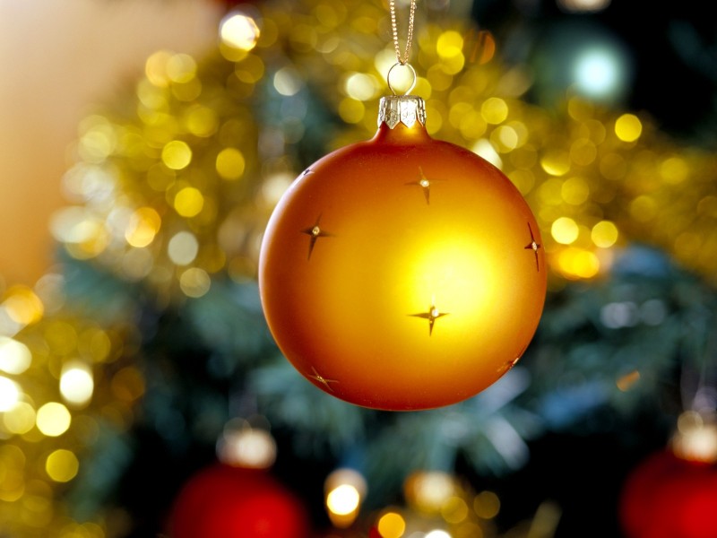 圣诞节彩球图片大全