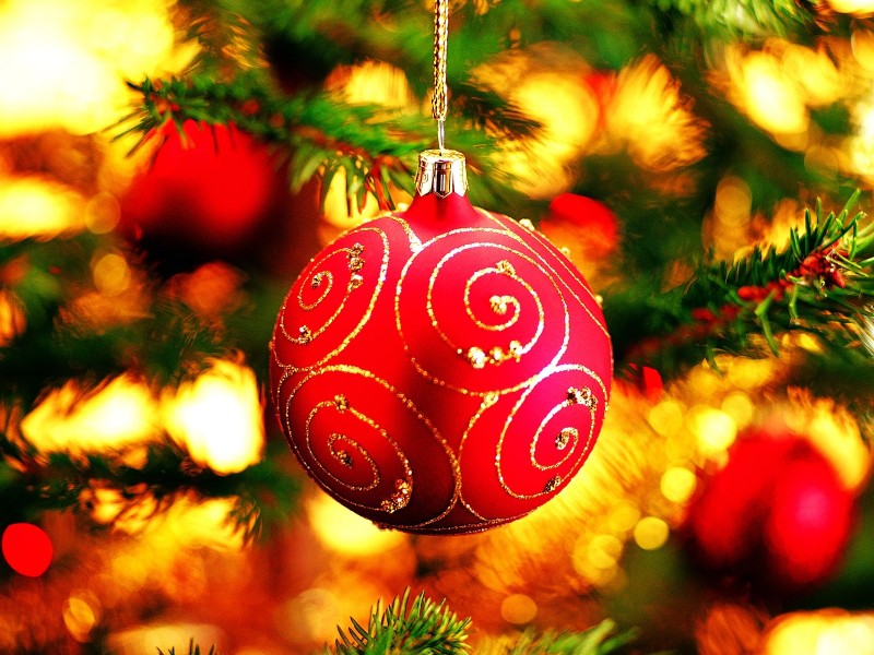 圣诞节彩球图片大全