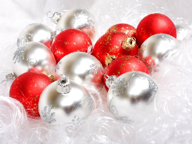 圣诞节彩球图片大全