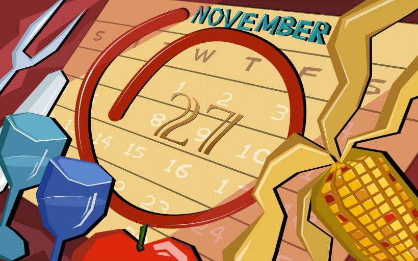 感恩节绘画作品图片