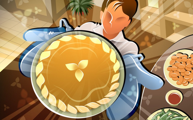 感恩节绘画作品图片