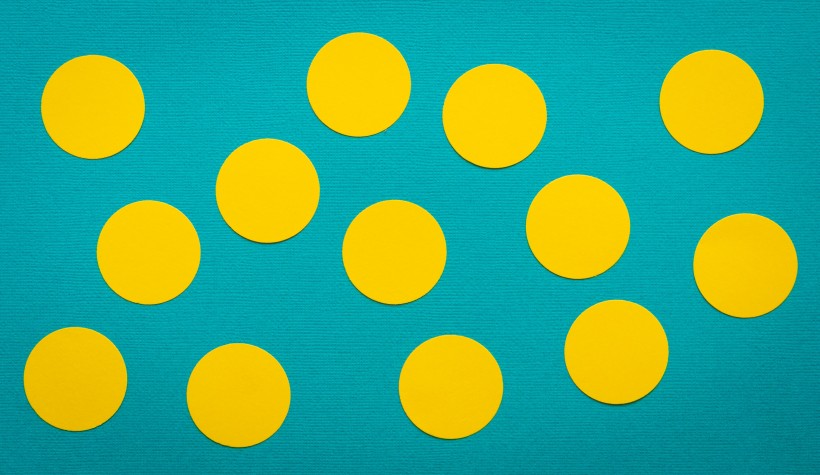 彩色圆圈背景素材图片