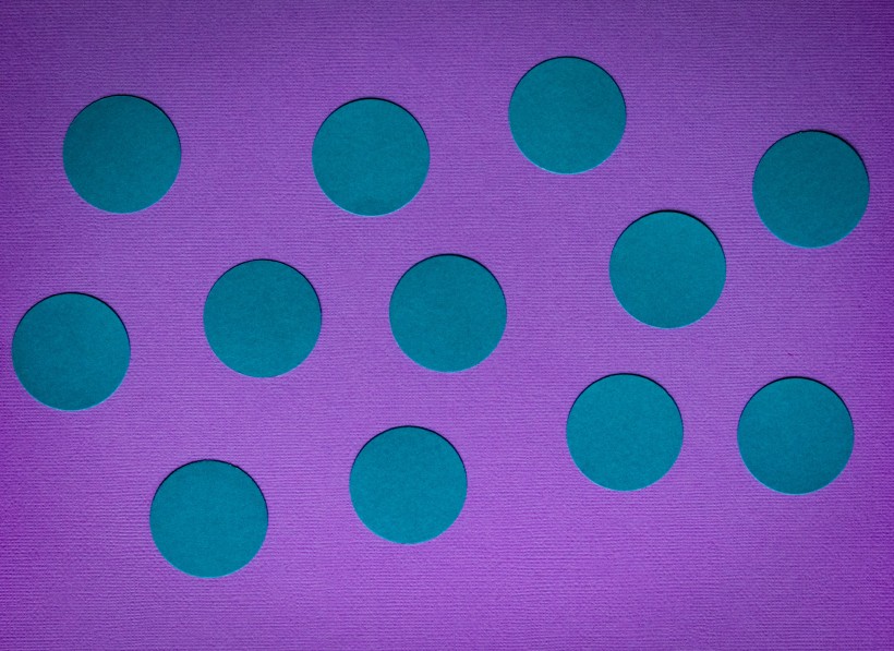 彩色圆圈背景素材图片