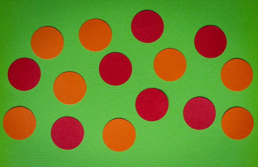 彩色圆圈背景素材图片