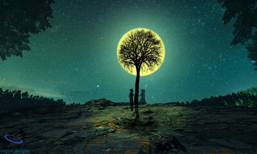 人物剪影素材图片