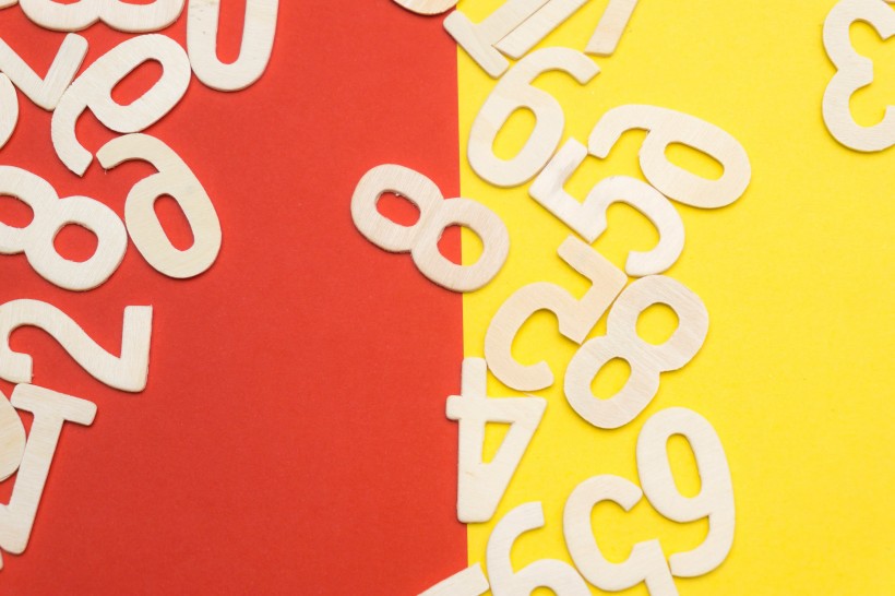 平铺数字背景素材图片大全