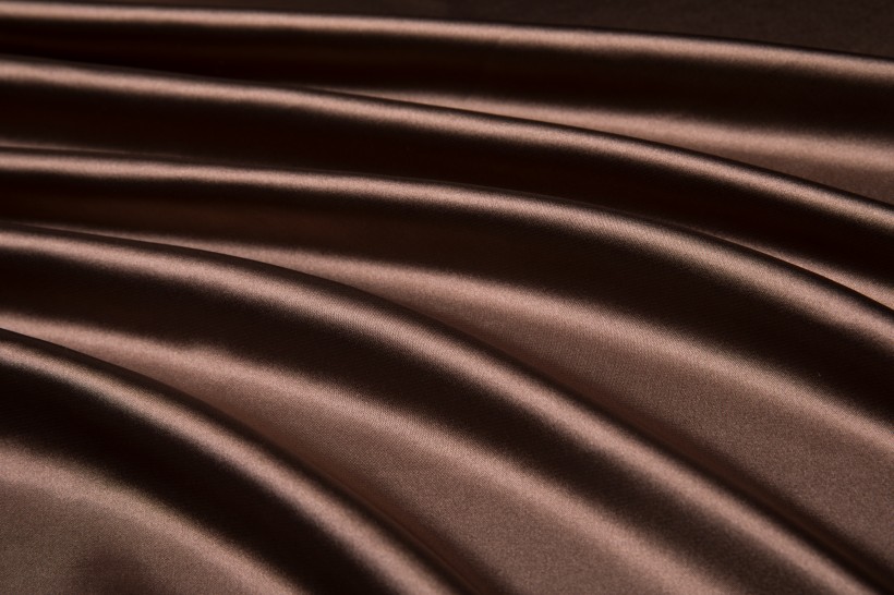 咖啡色丝绸背景图片