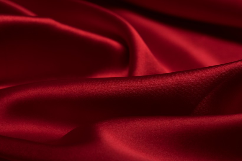 红色丝绸背景图片大全