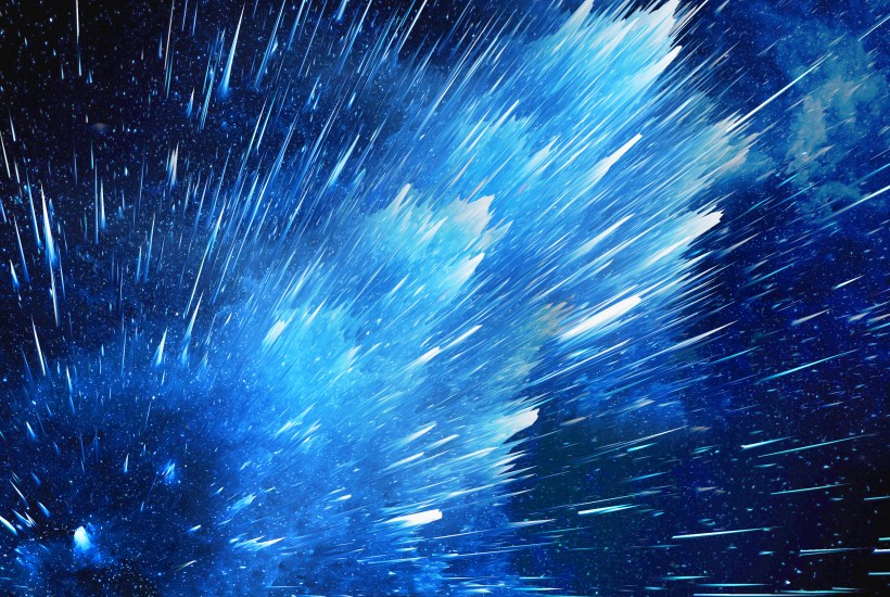 放射星空宇宙背景图片
