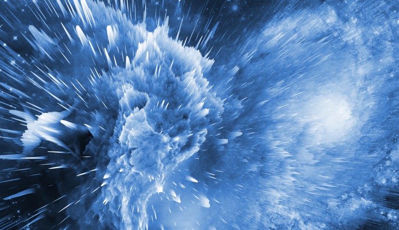 放射星空宇宙背景图片