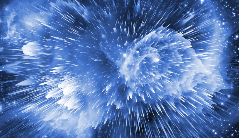 放射星空宇宙背景图片