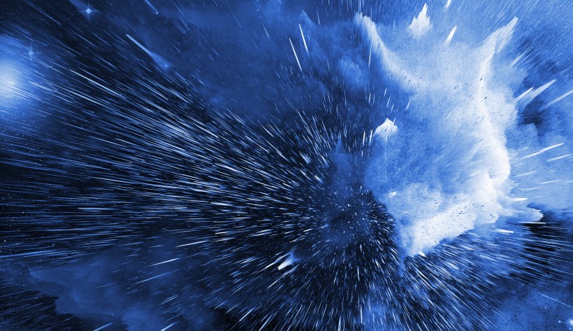 放射星空宇宙背景图片