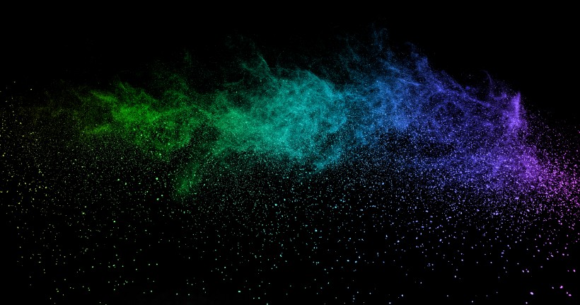 冷色调彩色背景图片