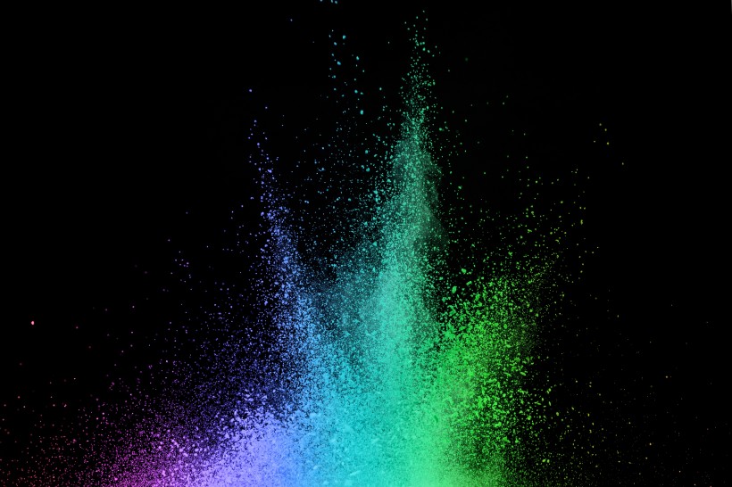 冷色调彩色背景图片