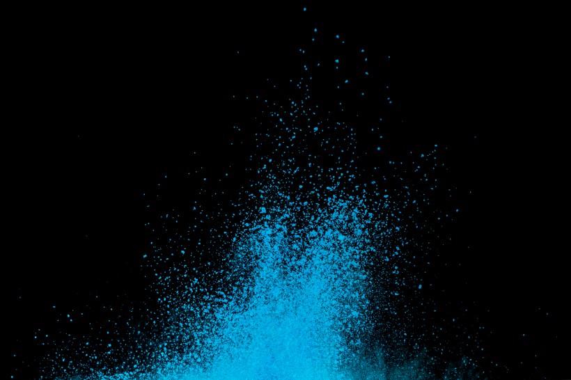 蓝色粉末背景图片