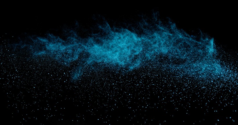 蓝色粉末背景图片