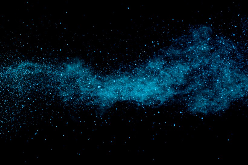 蓝色粉末背景图片