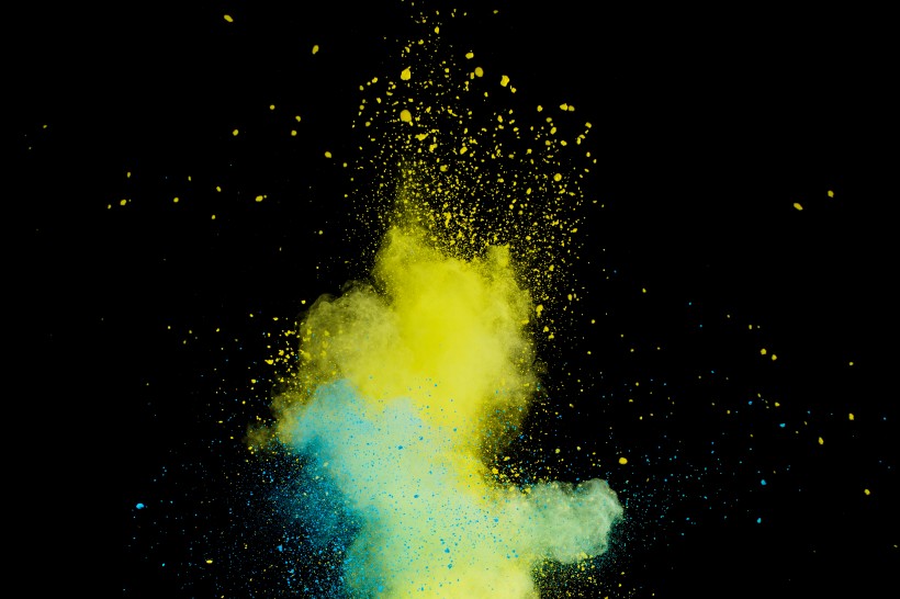 黄色粉末背景图片大全