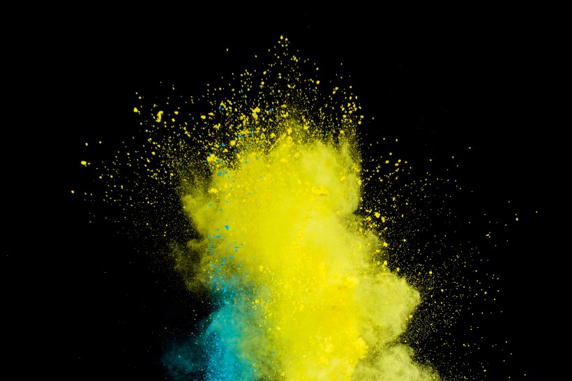 黄色粉末背景图片大全