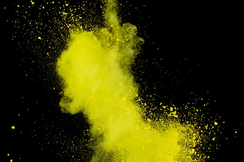 黄色粉末背景图片大全