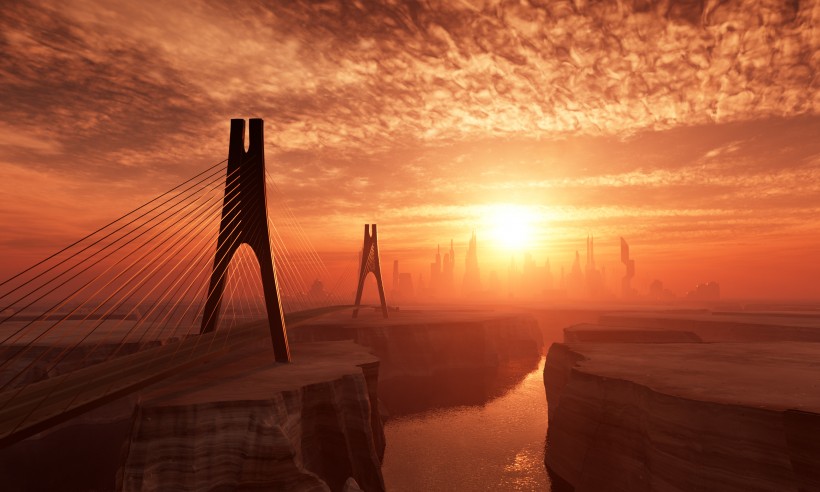 创意城市空间素材图片