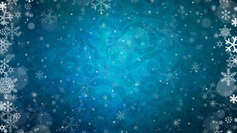 雪花图形简约背景图片