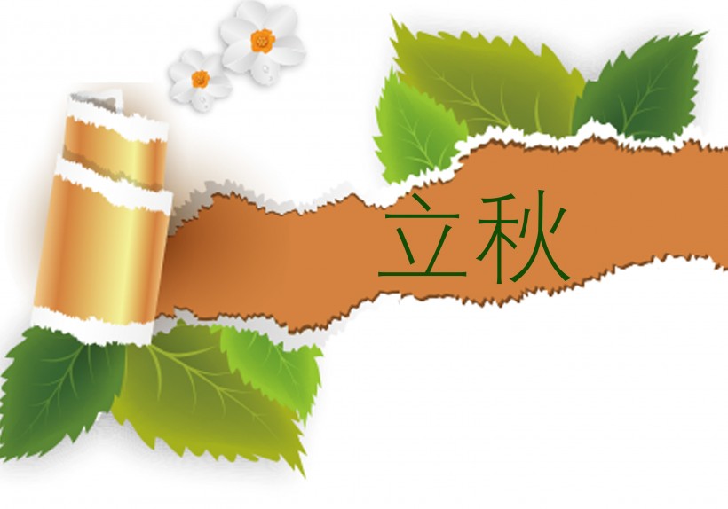 二十四节气之立秋设计素材图片大全