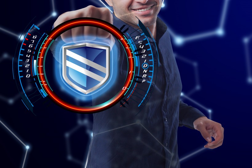数据安全盾牌图片