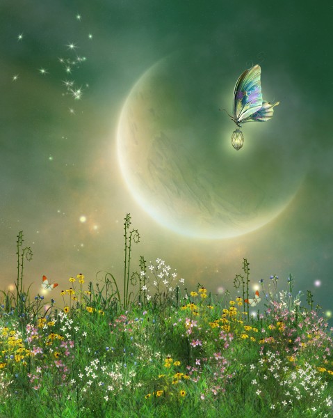 卡通梦幻童话背景图片