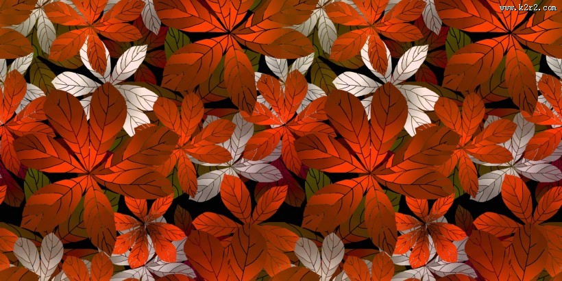 叶子图案设计图片